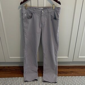 Peter Millar Light Gray EB66 Five Pocket Pants